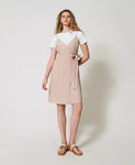 Abito longuette in misto lino | TWINSET - PMC Portici

