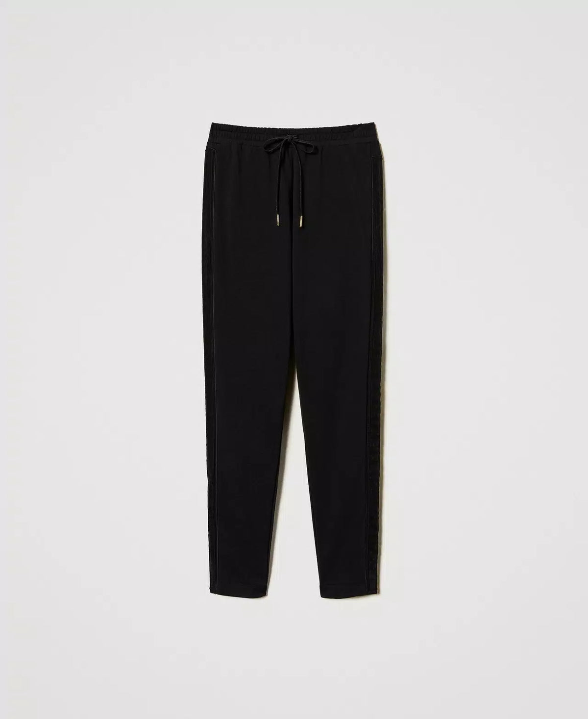 Pantaloni a sigaretta con ricamo