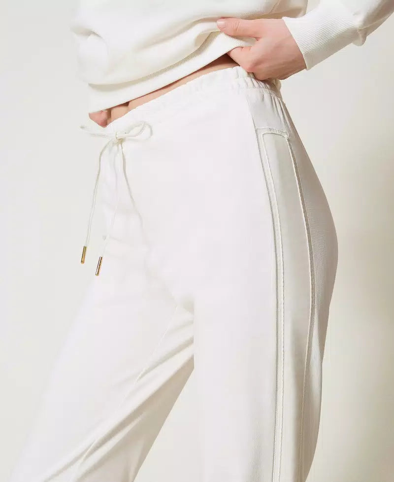 Pantaloni a sigaretta con ricamo | TWINSET - PMC Portici

