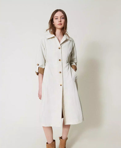 Parka lungo in nylon | TWINSET - PMC Portici



