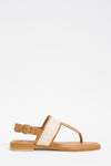 Sandali flat infradito con rafia | Twinset - PMC Portici

