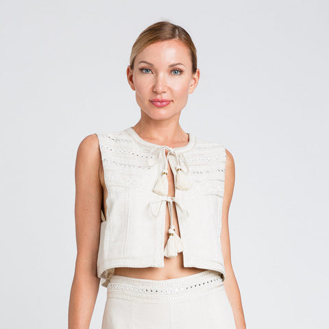 Gilet in misto lino | TWINSET - PMC Portici

