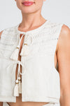 Gilet in misto lino | TWINSET - PMC Portici

