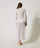 Caftano lungo in crochet | TWINSET - PMC Portici

