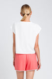 Shorts in misto lino con perle | TWINSET - PMC Portici


