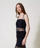 Top cropped in crochet | TWINSET - PMC Portici

