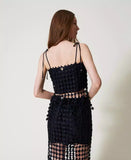 Top cropped in crochet | TWINSET - PMC Portici


