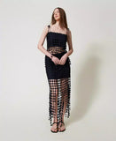 Top cropped in crochet | TWINSET - PMC Portici

