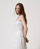 Completo top e gonna in mussola con pizzo | TWINSET - PMC Portici