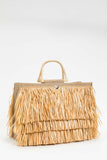 Borsa shopper con frange | TWINSET - PMC Portici

