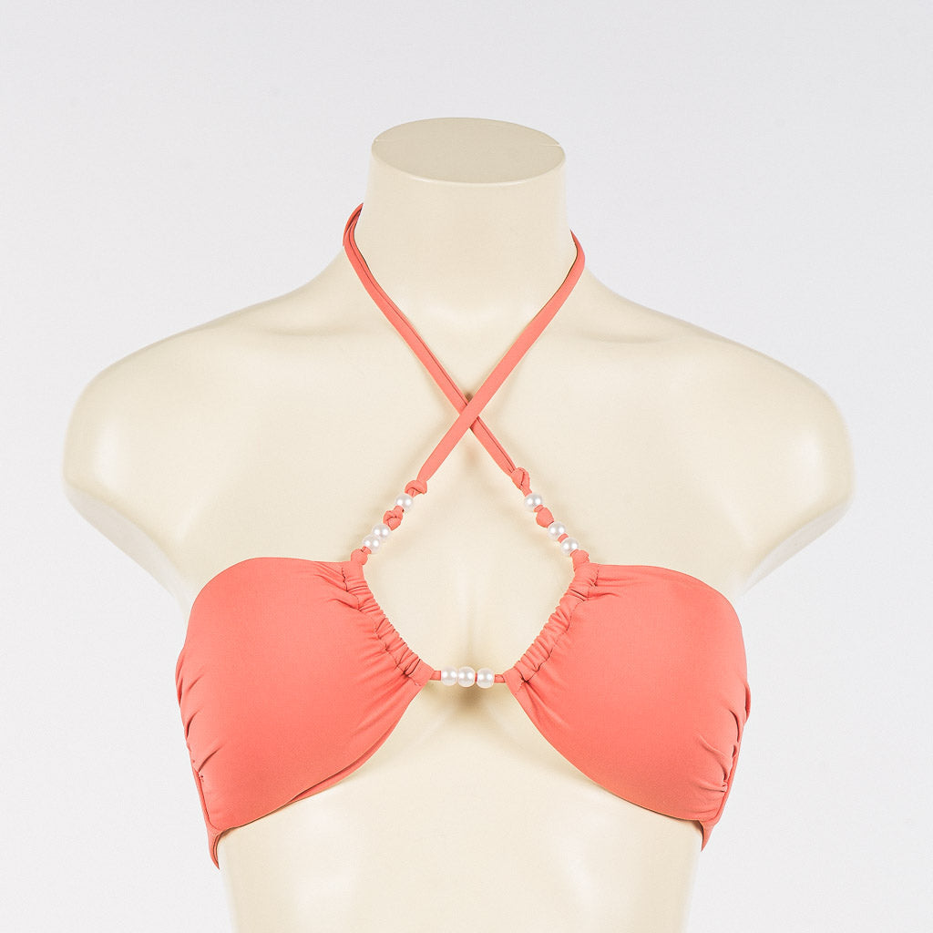 Bikini a fascia con perle | TWINSET - PMC Portici


