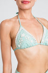 Bikini a triangolo con ricamo | TWINSET - PMC Portici

