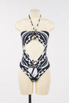Costume intero cut out centrale stampa foulard | TWINSET - PMC Portici

