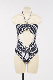 Costume intero cut out centrale stampa foulard | TWINSET - PMC Portici

