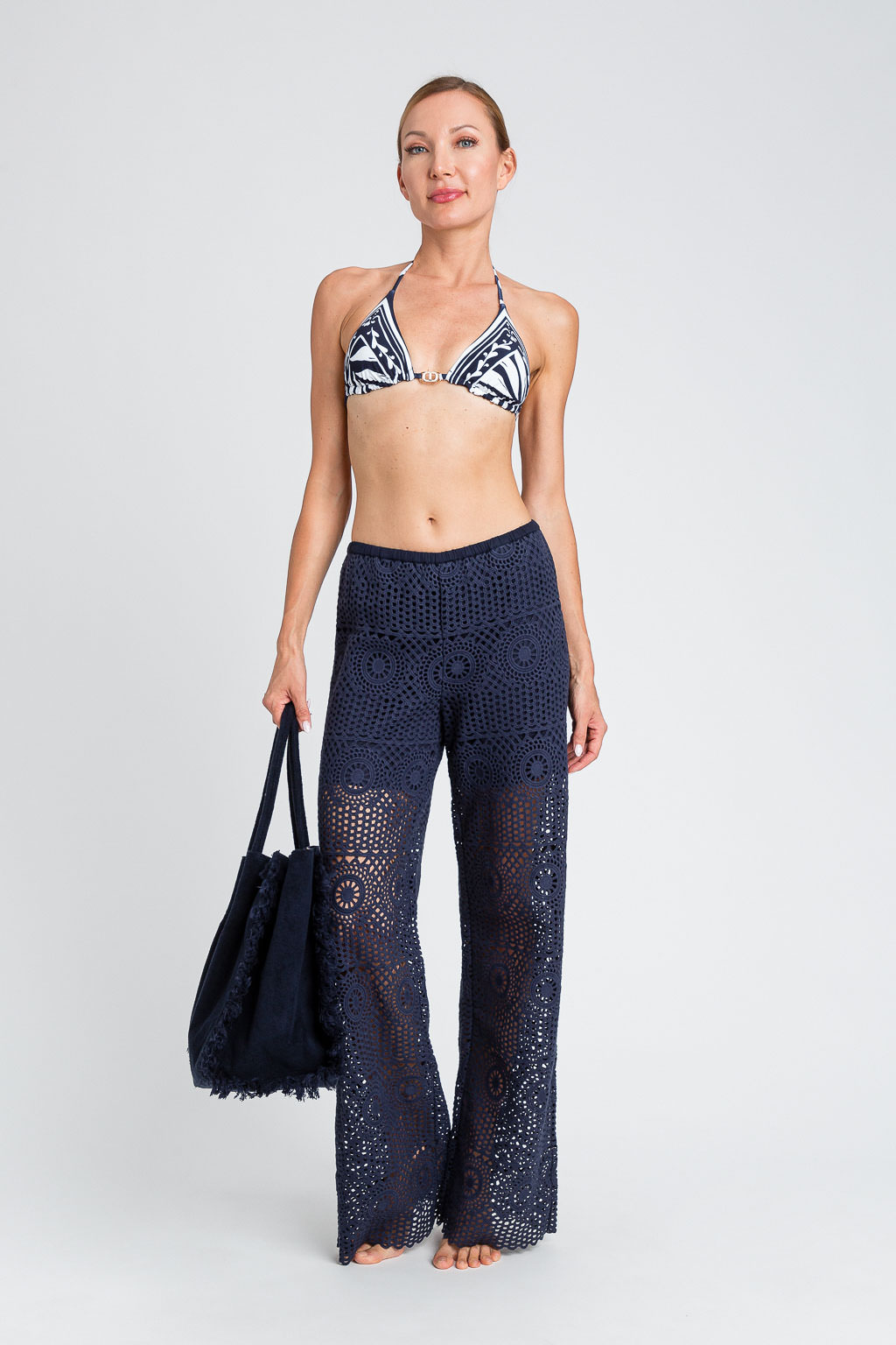 Bikini a triangolo stampa foulard | TWINSET - PMC Portici


