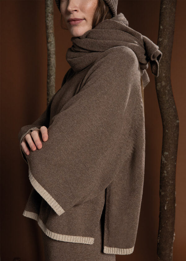 Maglia cappa over con dettaglio lurex | Caterina D. - PMC Portici
