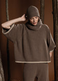 Maglia cappa over con dettaglio lurex | Caterina D. - PMC Portici