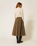 Gonna longuette in taffetà | TWINSET - PMC Portici

