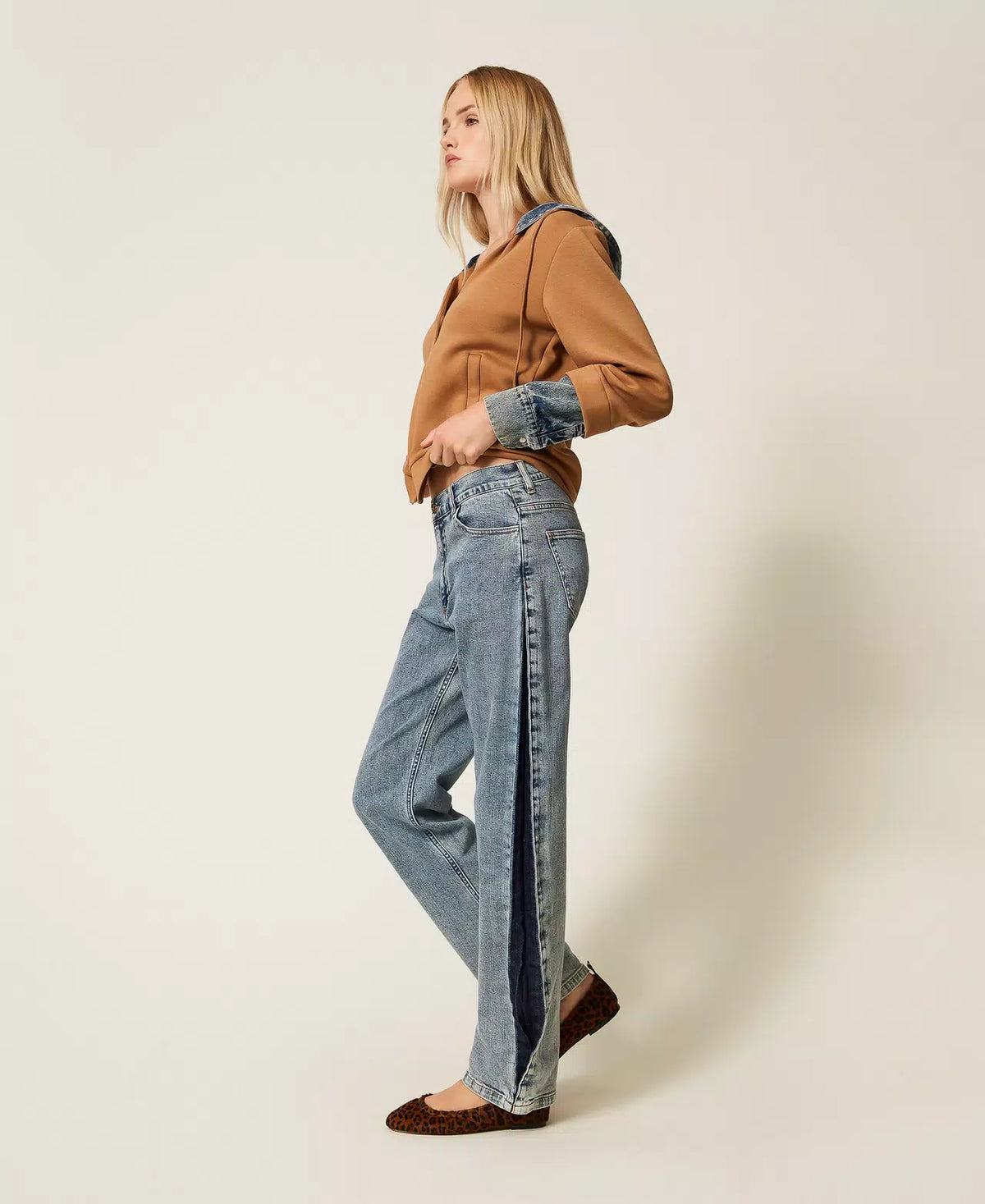 Jeans cinque tasche bicolore | TWINSET - PMC Portici

