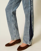Jeans cinque tasche bicolore | TWINSET - PMC Portici

