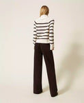 Pantaloni ampi in tessuto scuba | TWINSET - PMC Portici

