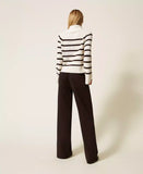 Pantaloni ampi in tessuto scuba | TWINSET - PMC Portici

