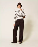 Pantaloni ampi in tessuto scuba | TWINSET - PMC Portici

