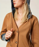 Felpa in tessuto scuba e jeans | TWINSET - PMC Portici

