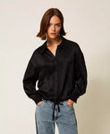 Camicia in raso con coulisse | TWINSET - PMC Portici

