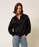 Camicia in raso con coulisse | TWINSET - PMC Portici

