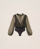 Body in tulle e pizzo | TWINSET - PMC Portici