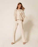 Giacca in bull con frange | TWINSET - PMC Portici

