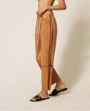 Pantalone in alcantara | TWINSET - PMC Portici