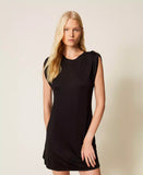 Abito corto con ricamo di paillettes | TWINSET - PMC Portici

