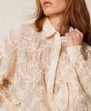 Camicia in mussola con ricamo cornely | TWINSET - PMC Portici
