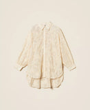 Camicia in mussola con ricamo cornely | TWINSET - PMC Portici