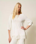Maxi maglia con pizzo | TWINSET - PMC Portici