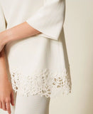 Maxi maglia con pizzo | TWINSET - PMC Portici