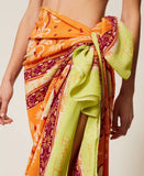 Pareo goffrato con stampa | TWINSET - PMC Portici