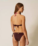 Bikini a fascia bicolore con lurex | TWINSET - PMC Portici