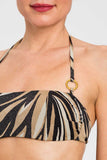 Bikini a fascia con lurex e stampa | TWINSET - PMC Portici