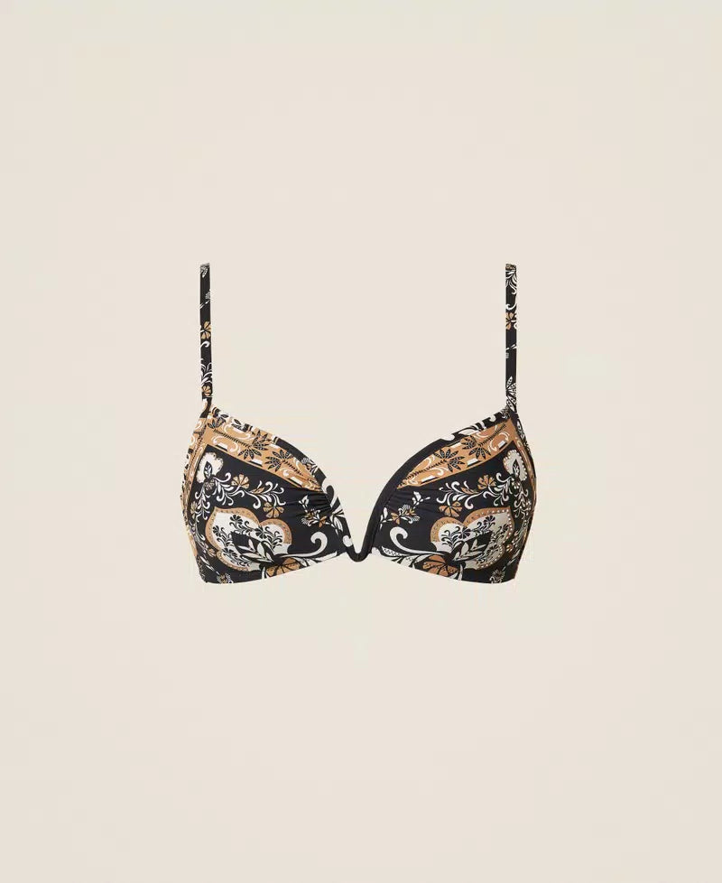 Bikini con coppa imbottita con stampa | TWINSET - PMC Portici
