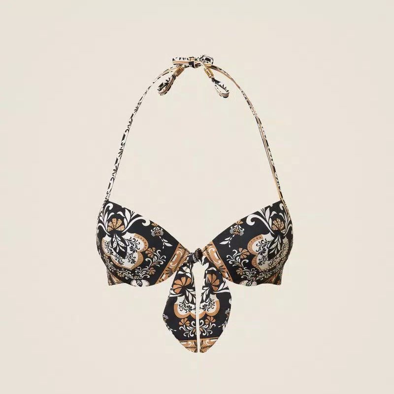 Bikini push-up con stampa e strass | TWINSET - PMC Portici