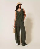 Top in pizzo rébrodé