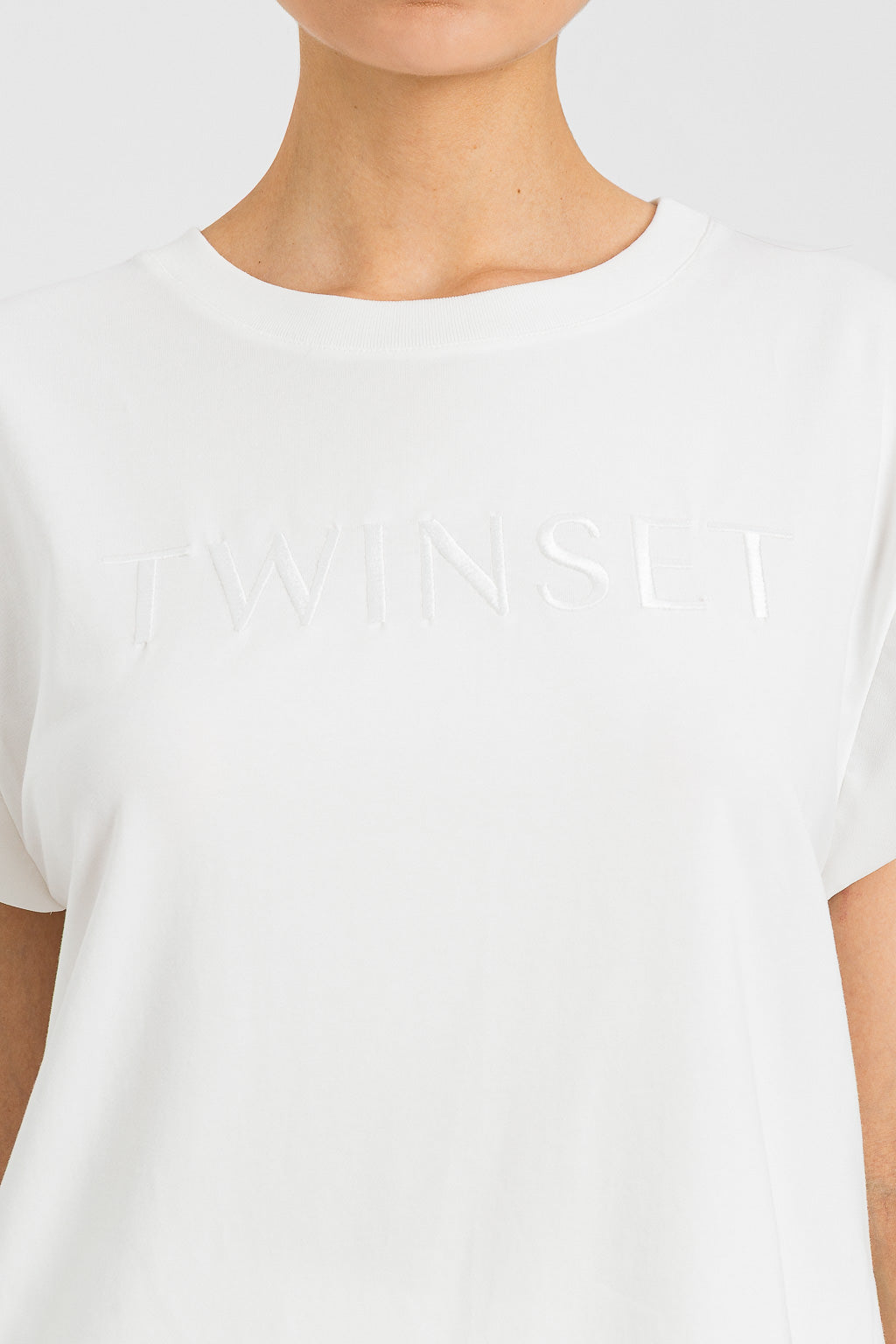 T-shirt ricamo logo | TWINSET - PMC Portici