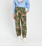 Pantaloni stampa foglie | TWINSET - PMC Portici