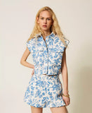 Gilet in bull a fiori | TWINSET - PMC Portici