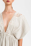 Abito in misto lino jaquard | TWINSET - PMC Portici