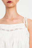 Top corto a palloncino in mussola di cotone | TWINSET - PMC Portici