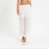 Pantalone in mussola di cotone | TWINSET - PMC Portici